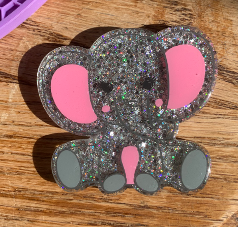 Baby Elephant Badge Reel
